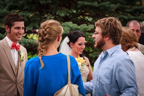 Receiving the guests